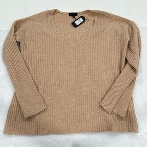 Rag and Bone oatmeal V-neck sweater NWT